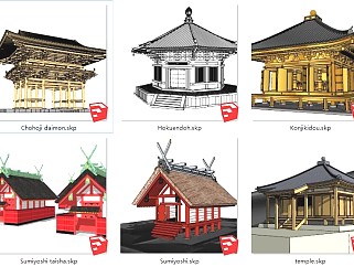 日式古建 宗教建筑